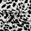 Strick-Viskose-Leopard-gedrucktes Spandex-Single-Jersey-Stoff